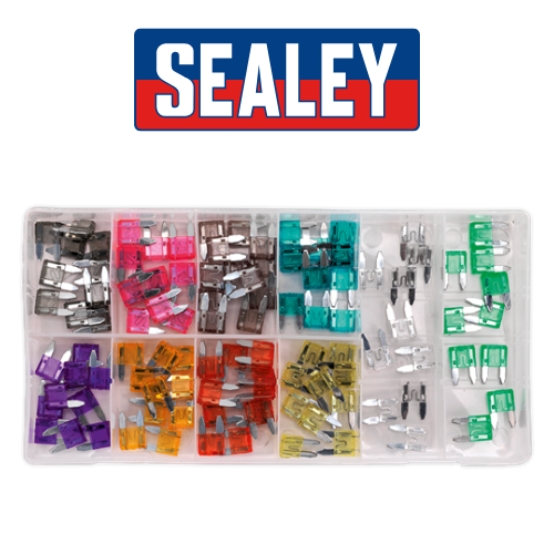 Mini Blade Fuse Assortment - Sealey