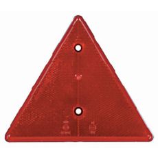 Reflector Triangle Red