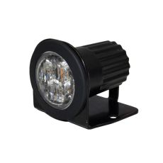 R65 LED Round 25mm Warning Light 3 Amber 12/24volt