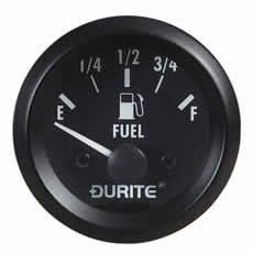 Fuel Gauge Illuminated with Sender 52mm 12 volt