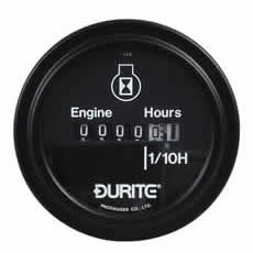 Hour Meter 52mm 10-80 volt