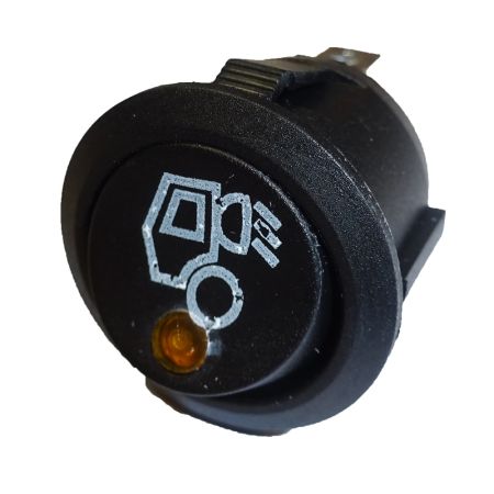 Durite Round Rocker Switch