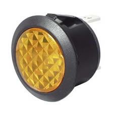 Warning Light Amber LED 12/24 volt