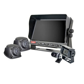 Durite 7 Inch Quad Camera System and Includes 4 Cameras - 0-775-66 12V/24V DC