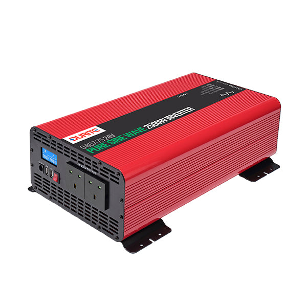 DURITE 0-857-75 2500W 24V DC To 230V AC Compact Sine Wave Inverter