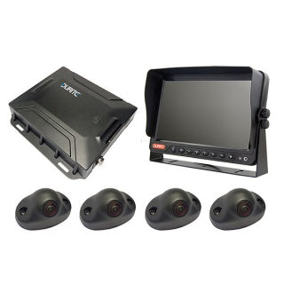 Durite 12V-24V 360° 3D Blind Spot Camera System With Monitor - 0-870-25 12V/24V DC