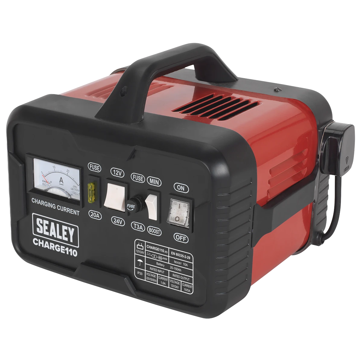 Sealey Bench Charger 12/24v 14A