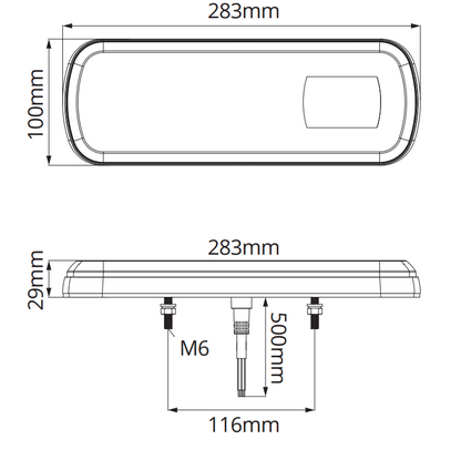Combination Rear Lamp - Progressive Indictator