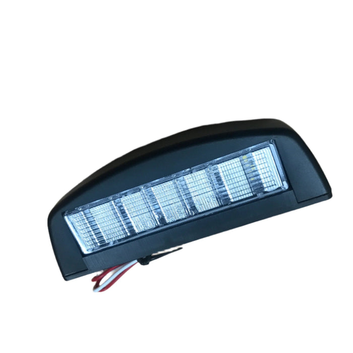 Black LED Number Plate Light (12/24V)