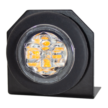 Round Strobe Light - Amber