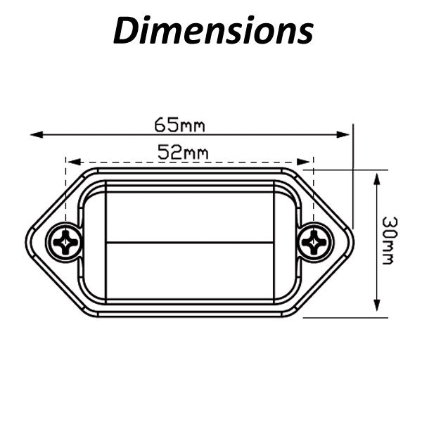 Small Number Plate Light/Courtesy Light