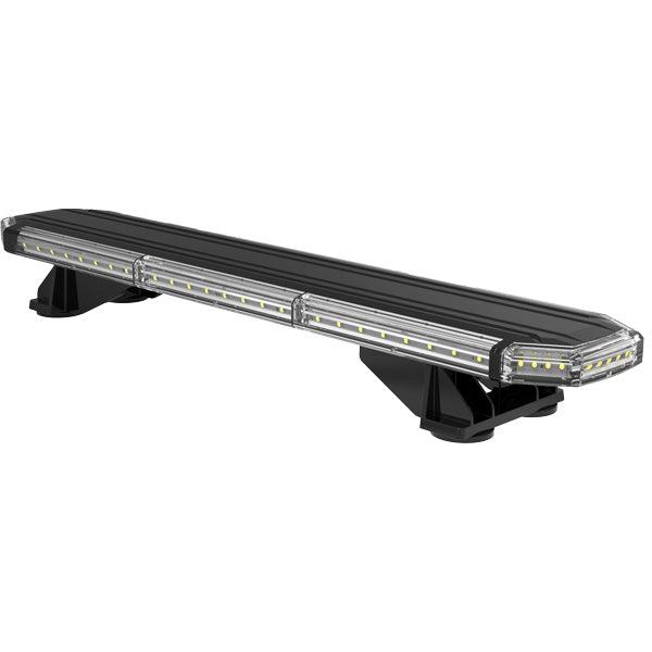 R65 Class 2 4-Bolt 2FT Clear Lens, Amber LED Light Bar (19 Flash Patterns) - 12/24V 0-443-26