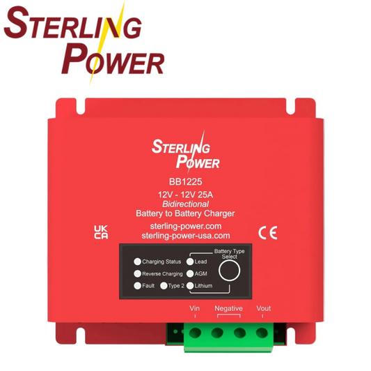 Sterling Battery to Battery Charger 12v 25A