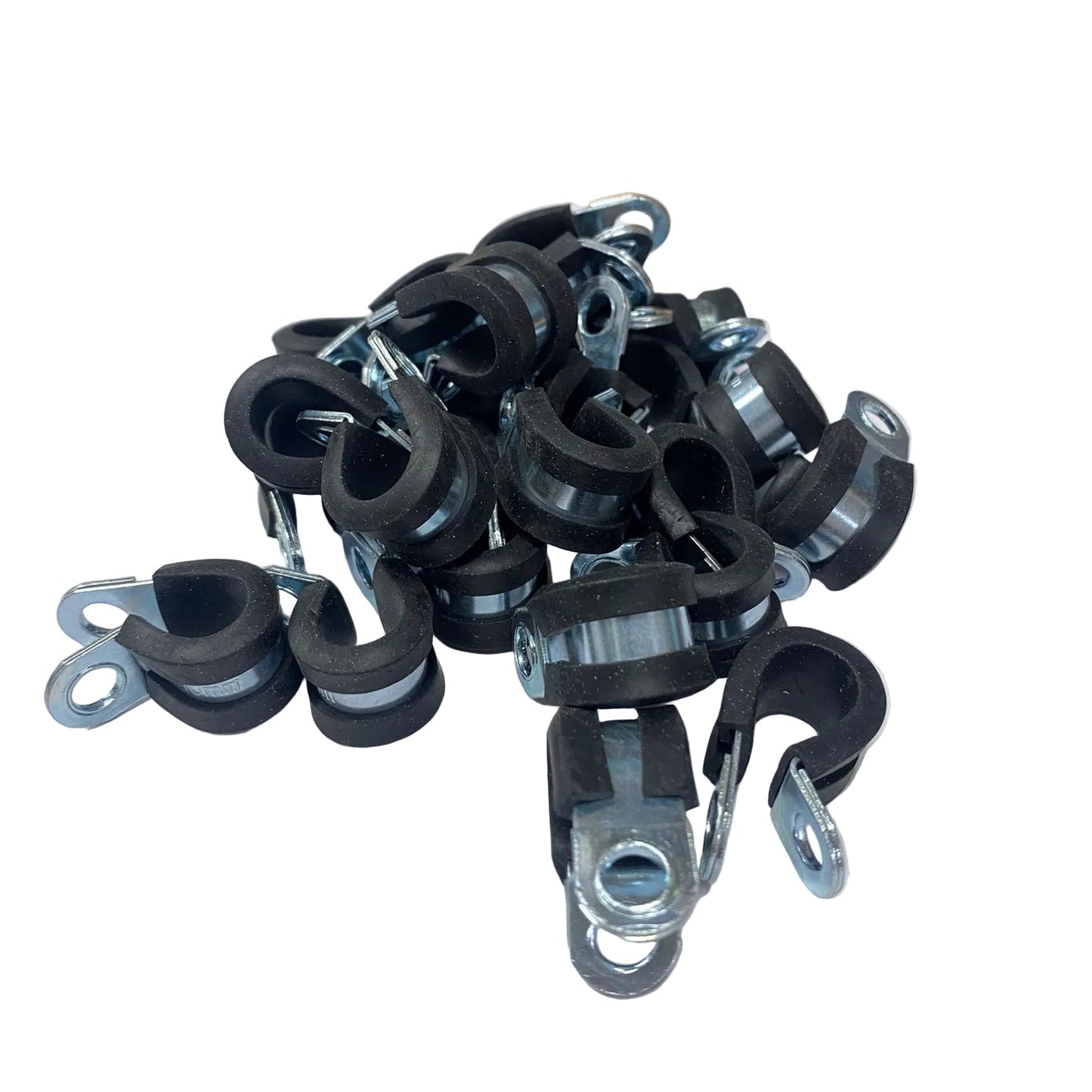 Cable (P) Clips Steel/Rubber