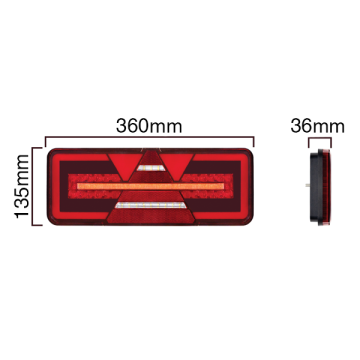 Rear Trailer Lights - All Functions 12/24v