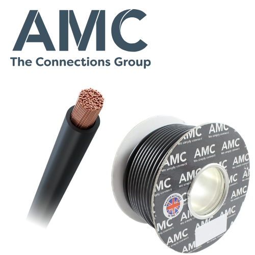 Single Core Cable (Black/Red - Various Sizes)